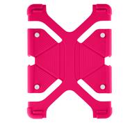 Coque Tablette de 8.9'' à 12'' Antichoc Fonction support vidéo et clavier rose