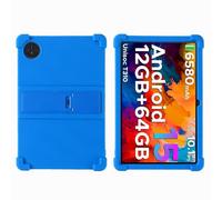 Coque pour tablette DOOGEE Tab A9/A9 Pro 10,1" - Protection antichoc en silicone souple anti-chocs avec support réglable en PC (bleu foncé)