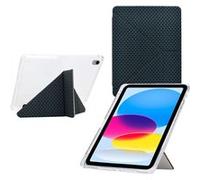 Coque pour Tablette iPad 10ème Génération 10,9 Pouces 2022 Protection Arrière en TPU Souple Étui Housse Transparente Support Vertical Veille/Réveil Automatique ZURSANA Vert Vert