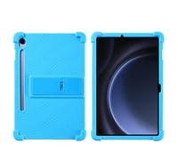Coque pour tablette Samsung Galaxy Tab S10 Lite 11,9" SM-X400/X406B - Convient aux enfants - Coque de protection en silicone souple antichoc avec support réglable en PC (bleu ciel)