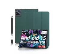 Coque pour Tablette Tabwee T90/W90 11 Pouces,daunke avec Stylet,Support à Trois Volets,Légère aux Chocs,Anti-Rayures,Protection complète,Vert