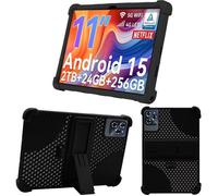 Coque pour Tablette TABWEE W90/TABWEE T90 11 Pouces,Souple Silicone Anti-Choc Étui de Protection avec Support Réglable,Noir
