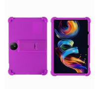 Coque pour tablette TCL NXTPAPER 11 Plus 11,5" - Adaptée aux enfants - Housse de protection en silicone souple anti-chocs avec support réglable en PC (violet)