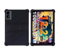 Coque pour TABWEE T60 31 cm Tablette avec béquille PC Silicone souple lavable Coins épais Anti-chocs Noir