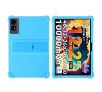 Coque pour TABWEE T60 31 cm Tablette avec béquille PC Silicone souple lavable Coins épais Antichoc Bleu ciel