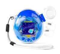 Coque pour Tamagotchi Paradise Electronic Pet - Lot de 2 films de protection d'écran en polycarbonate résistant aux chocs avec lanière pour jouet Tamagotchi Paradise (transparent)