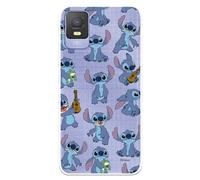 Coque pour TCL 403 officielle Lilo & Stitch motif transparent pour protéger votre téléphone portable Coque en silicone souple avec licence officielle Disney