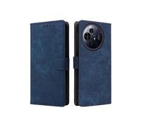 Coque pour TCL 50 Pro NxtPaper 5G Fermeture Magnétique Couverture De Fentes Pour Cartes Blocage RFID Etui en Cuir PU Portefeuille Flip Folio Bleu