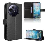 Coque pour TCL 50 Pro NxtPaper 5G Housse, Étui en Cuir PU Portefeuille avec Fente Carte, avec Fonction de Support, Fermeture Magnétique Etui pour TCL 50 Pro NxtPaper 5G, Noir