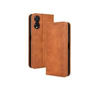 Coque pour TCL 505 4G Fermeture Magnétique Vintage PU Cuir Portefeuille avec Fentes pour Cartes Compatible avec TCL 505 4G