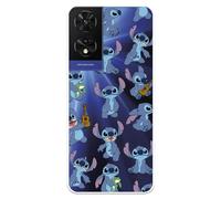 Coque pour TCL 505 officielle Lilo & Stitch motif transparent pour protéger votre téléphone portable Coque en silicone souple avec licence officielle Disney