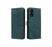 Coque pour TCL 505/T509K/T5094 Blocage RFID Couverture De Fentes Pour Cartes Etui en Cuir PU Portefeuille Flip Folio Fermeture Magnétique Vert