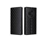 Coque pour TCL 605 Housse en 3D Cuir PU Pochette Portefeuille Magnétique Etui de Protection Fermeture Flip Rabat Case Noir