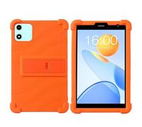 Coque pour Teclast P50 Mini 8,6", Alldocube iPlay 60 Mini 8,7" Tablette avec béquille PC, Silicone Souple Lavable, Coins Épais Antichoc Coque, Orange