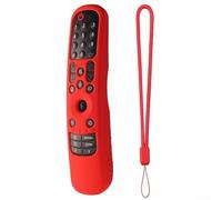 Coque pour télécommande TV MR21GA et MR21GC, étui de protection en silicone avec design anti-chute et antichoc pour télécommande LG pour Smart TV modèle 2021 (rouge)