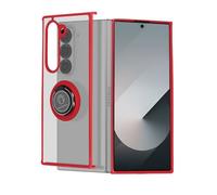 Coque pour téléphone - AVIZAR - Samsung Galaxy Z Fold 6 - Antichoc - Bague de maintien - Rouge