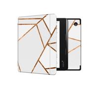 Coque pour Tolino Epos 3 Design Slim Hard Case Sleepcover Bookcase met stand Blanc