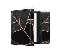 Coque pour Tolino Epos 3 Design Slim Hard Case Sleepcover Bookcase met stand Noir