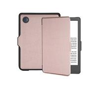 imoshion Étui de liseuse portefeuille Slim Hard pour Kobo Clara 2E / Tolino Shine 4 - Rose Doré
