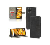 Coque pour Umidigi A13 Pro 5G Etui en Cuir PU Portefeuille Flip Folio Blocage RFID Couverture De Fentes Pour Cartes Fermeture Magnétique Noir