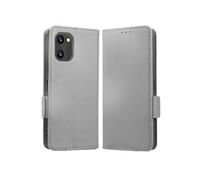 Coque pour UMIDIGI C1/C1 Max étui à rabat magnétique en TPU souple antichoc avec porte-cartes, compatible avec UMIDIGI C1/C1 Max-Gris
