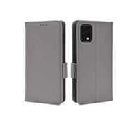 Coque pour UMIDIGI Power 5S étui à rabat magnétique en TPU souple antichoc avec porte-cartes, compatible avec UMIDIGI Power 5S-Gris