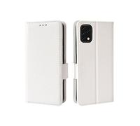 Coque pour UMIDIGI Power 5S étui à rabat magnétique en TPU souple antichoc avec porte-cartes, compatible avec UMIDIGI Power 5S-Blanc