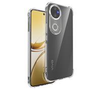 Avizar Coque pour Vivo V50 en Silicone Souple avec Coins Renforcés Transparent