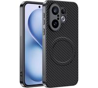 Coque Pour Vivo X200 Fe 5g, [Triple Protection] Antichoc, Absorbe Les Chocs, Protection D'objectif D'appareil Photo - Coque Magnétique Pour Vivo X200 Fe 5g, Fibre De Carbone