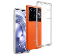 Coque pour VIVO X80 PRO 5G, TPU Transparent en Silicone, Ultra Fine 0.33mm