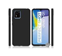 Coque pour Vivo Y01 - housse etui silicone gel fine + verre trempe - NOIR -