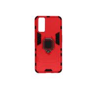 Coque pour Vivo Y20s Rigide Antichoc Bague Métallique Support Vidéo Rouge