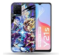 Coque pour Vivo Y21 / Y21S / Y33S Manga Dragon Ball Sangohan Duo