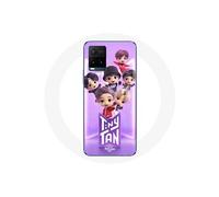 Coque pour Vivo Y21s 2021 / Y21 2021 BTS TinyTAN Animation Affiche RM Jin Suga J-Hope Jimin Jungkook Et V
