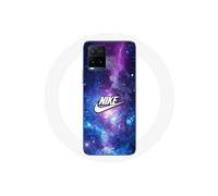 Coque pour Vivo Y21s 2021 / Y21 2021 Nike Logo Blanc Espace Coloré