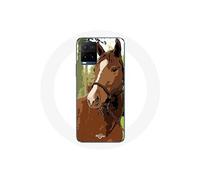 Coque pour Vivo Y21s 2021 / Y21 2021 Quarter Horse Marron Race de cheval