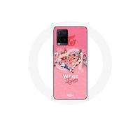Coque pour Vivo Y21s 2021 / Y21 2021 TWICE Logo Rouge Affiche What Is Love