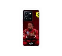 Coque Pour Vivo Y35 4G Hamilton Scuderia Ferrari official wallpaper