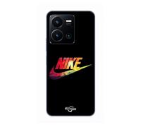 Coque Pour Vivo Y35 4g Nike Logo Coloré Front Noir
