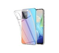 Coque pour Vivo Y55 5G / Y75 5G - housse etui silicone gel fine + verre trempe - TRANSPARENT TPU -
