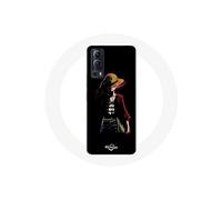 Coque Pour Vivo Y72 5g One Piece Manga Anime Luffy Fond Noir
