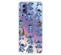 Coque pour Vivo Y72 5G - Vivo Y52 5G Officielle Lilo & Stitch Patron transparente pour protéger votre téléphone portable Coque en silicone souple sous licence officielle Disney