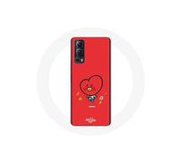 Coque pour Vivo Y72 BTS Bangtan Garçons BT21 TATA V Fond Rouge
