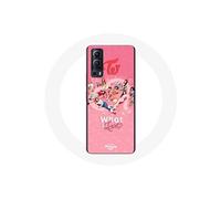 Coque pour Vivo Y72 TWICE Logo Rouge Affiche What Is Love