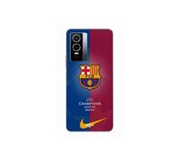 Coque Pour Vivo Y76 5G barcelone fc real madrid champions league