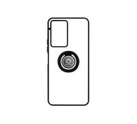 Avizar Coque pour Vivo Y76 5G Bi-matière Bague Métallique Support Vidéo Noir