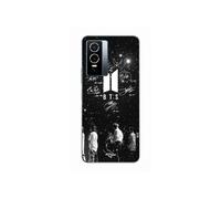 Coque Pour Vivo Y76 5G bts signature nuit etoilé