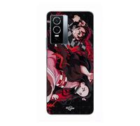 Coque Pour Vivo Y76 5G demon slayer tanjiro nezuko attaque combat Maniacase