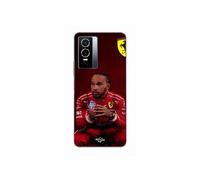 Coque Pour Vivo Y76 5G Hamilton Scuderia Ferrari official wallpaper