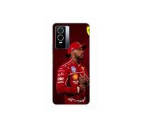 Coque Pour Vivo Y76 5G Lewis Hamilton - Official Ferrari Wallpaper